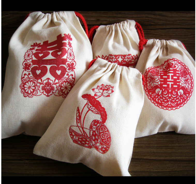 定制印花帆布袋，棉布束